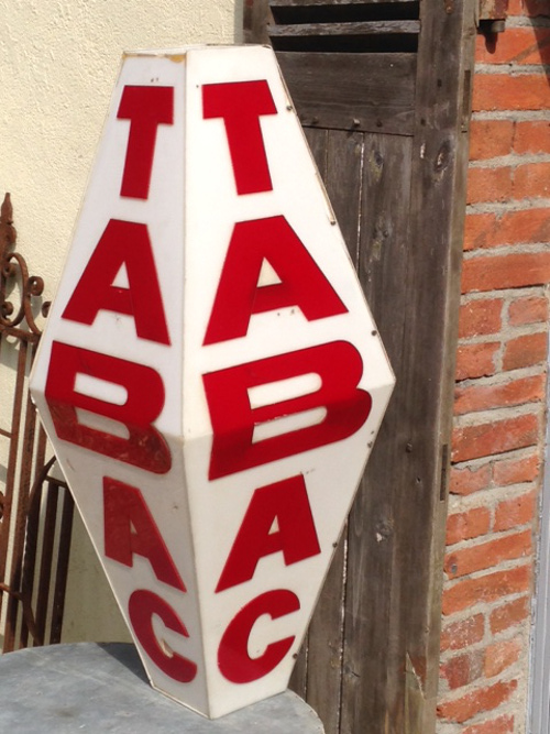 OLD FRENCH TABAC SIGN